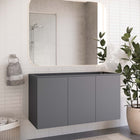 Modway Bryn 48" Wall-Mount Bathroom Vanity - Grey-Wall-Mount Construction