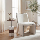 Zuo Novo Accent Chair - Ivory-Dimensions: 26.8" L x 28.7" W x 32.3" H