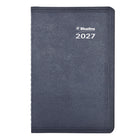 Blueline 2027 Net Zero Carbon Daily Planner with Twin-Wire Binding - 8" x 5" - Assorted Colours - Bilingual-Twin wire binding with soft cover