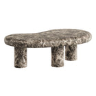 Modway Elowen Outdoor Faux Marble Coffee Table - Dark Emperador Marble-8