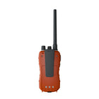 Cobra Bluebound 350 VHF Hand Held Marine Radio - White/Orange-Includes 350 radio, belt clip, lithium-ion rechargeable battery, USB-C dock charger, wrist strap, 12V charging adapter, and AC charging adapter