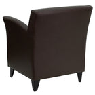 Flash Furniture HERCULES Roman Series Brown LeatherSoft Lounge Chair-Flared Arms