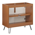 Modway Energize 36" Bathroom Vanity Cabinet - Cherry/White-MDF and Particleboard Construction