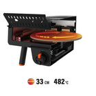Blackstone Leggero Pizza Oven With 13" Cordierite Stone-Single burner control, safe ignition technology
