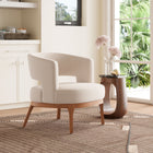 Zuo Penryn Accent Chair - Beige-Chair Weight Capacity: Supports up to 285 lb