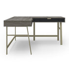 Whalen Timbercrest Collection L Desk-Large Spacious Work Surface