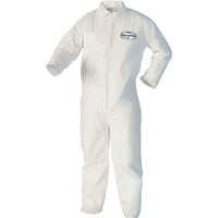 Kimberly-Clark Professional, Kleenguard A40 Coveralls, Large, White, Microporous - 10 Pack-Colour: White