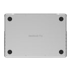 JCPal MacGuard Protective Case for 16" MacBook Pro (2024 M4, 2023 M3 / M2, 2021 M1 Models) - Matte Clear-Non-slip rubber feet
