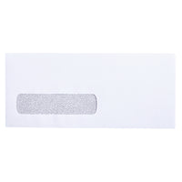 SupremeX Outside Side Seam High Efficiency Envelopes - #10 - Window - 4-1/8" x 9-1/2" - Box of 500-#10 High Efficiency Envelopes
