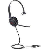 Yealink UH35 Mono USB-C/USB-A Wired Headset - UC-The dual-microphone system, enhanced by Acoustic Shield Technology
