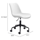 Zuo Byron Office Chair - White-8