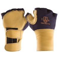 Impacto 704-20 Fingerless Impact Glove W/wrist Support, Medium-Anti-impact and anti-vibration glove with wrist support