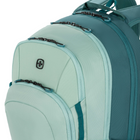SWISSGEAR 8172 Laptop Backpack - Light Teal-Pass-Thru trolley sleeve slides over the handle of wheeled luggage for easy travel with multiple bags