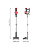 Redroad L6 4-in-1 Cordless Stick Vacuum-Removable 22.2V Lithium-Ion Battery: Provides up to 30 minutes of continuous runtime with the fade-free power you need to tackle any cleaning task