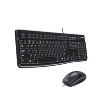 Logitech Keyboard & Mouse - MK120-Thin profile and spill-resistant design