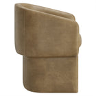 Modway Verity Barrel Back Vegan Leather Dining Chair - Toast-Arrives Fully Assembled