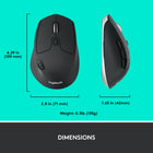 Logitech Triathlon M720 Multi-Device Wireless Mouse - Black-Product carbon footprint: 5.08  kg CO2e