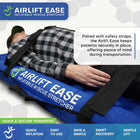 Mobile Patient Lift Fast & Easy Transport AirLift Inflatable Rescue Stretcher 300 lb Capacity-Multiple secure lift handles provide safe and stable handling