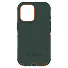 OtterBox Defender Pro Compatible with MagSafe Case with Camera Control for iPhone 17 - Coopersmith Green-Port covers block dust and dirt