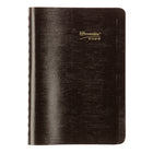 Brownline 2026 PlannerPlus Daily Planner with Sticky Notes - 8" x 5" - Black - English-Appointment schedule from 7:00 a.m. to 7:30 p.m. in 30-minute intervals, for full week