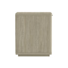 Manhattan Comfort Evelyn 20" Modern 1-Drawer Nightstand - Natural-Perfect for Bedside Storage, Lamps or Display Items