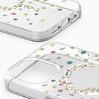 Ideal of Sweden Clear Mid MagSafe Case iPhone 17e/16e/15/14/13 - Petite Floral-Custom fit all-around protection