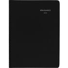 AT-A-GLANCE 2026 Weekly Appointment Book - 11" H x 8" W - Black - Bilingual-12 months: January 2026 - December 2026