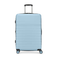 Bugatti Lisbon Large Hardside Luggage - Blue-Made from a durable blend of ABS and polycarbonate composite