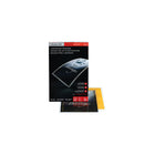 Swingline GBC Clear Fusion EZUse LongLife Speed Thermal Laminating Pouches - 3 mil - Menu - 100 Pack-Directional arrows indicate which edge of pouch should be loaded into laminator first