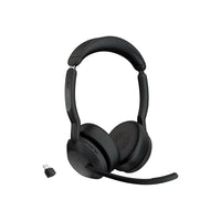 Jabra Evolve2 55 Link380C UC Stereo-Headset Type: Wireless Stereo On-Ear Headset