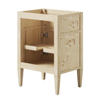 Modway Elysian 24" Wood Bathroom Vanity Cabinet - Burgundy-Mango Wood Construction