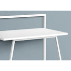 Monarch Specialties 7110 30"L Computer Desk - Juvenile White/White Metal-Modern