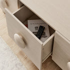 Modway Sonnet 69" Low Profile TV Stand - Ash-Full-Glide Drawers