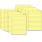 Ashley Productions Smart Poly PosterMat Pals Space Savers - 13" x 9-1/2" - Yellow Notebook Paper - 10 Pack-It's a poster, it's a placemat, it's both! Great smaller size for easy use in the classroom, home, office, or on the go!