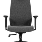 Offices to Go Swift High Back Synchro-Tilter Office Chair with Headrest - Grey-Tension adjustment allows you to rock comfortably, without heavy pushing, reducing muscle fatigue
