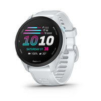 Garmin Forerunner 70 Smartwatch - Whitestone-Easy-to-use GPS running smartwatch has the essential features you need to take your running to the next level including GPS, pace, distance and wrist-based heart rate