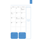Horizon Éditions 2027 Zen Monthly and Daily Planner  - 5-7/8" x 9-1/16"-Format : 5,5 po x 9 po / 13,97 cm x 22,86 cm