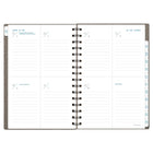 AT-A-GLANCE 2027 Signature Small Weekly/Monthly - 8-½" H x 6" W - Gray Cover - Bilingual-Page size: 8-1/2" H x 5-3/8" W