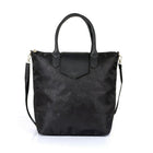 Karla Hanson Millie Women's Rose Print Foldable Shopping Bag - Black-Foldable water-resistant shopping bag