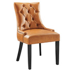 Modway Regent Tufted Vegan Leather Dining Chair - Tan-Tufted Dining Chair