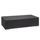 Modway Gather Outdoor Patio Coffe Table - Espresso-Outdoor Patio Coffee Table