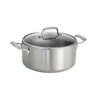 Tramontina Tri-Ply Clad 5 Qt Stainless Steel Covered Dutch Oven-Ideal for home and professional cooks