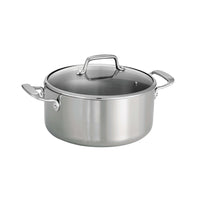 Tramontina Tri-Ply Clad 5 Qt Stainless Steel Covered Dutch Oven-Ideal for home and professional cooks
