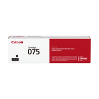 Canon 075 Toner Cartridge Standard Yield -  Black- Produces high-quality, monochrome and color output for all your home and office needs