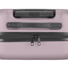 Bugatti Mecca Collection 21.50" Hardside Carry-on Luggage - Lilac-Single 360-degree spinner wheels for effortless, smooth and quiet rolling