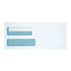 Staples Fold-and-Stick #9 Double Window Security Envelopes - 3-7/8" x 8-7/8" - White - 250 Pack-Security tint prevents others from reading sensitive material