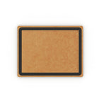 Minimal 17.7" Paper Fiber Cutting Board-Reversible design with juice groove for easy prep.