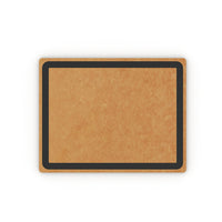 Minimal 17.7" Paper Fiber Cutting Board-Reversible design with juice groove for easy prep.