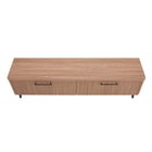 Manhattan Comfort Jodie 68.9" Mid-Century Modern TV Stand - Maple-Home Assembly Required. All Hardware Included