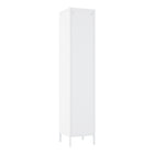 Manhattan Comfort Naomi 15" Modern Single Locker Storage Cabinet - White-Steel: Cleaning: Wipe with a soft, dry cloth. For tough stains, use a mild detergent with water, followed by a dry cloth to prevent water spots. Avoid: Using abrasive pads that can scratch the surface. Avoid leaving water or moisture on the surface for long periods. Care: Regularly check for rust, especially in humid environments. If rust develops, use a metal polish or rust remover. Protection: Use placemats or coasters to prevent scr